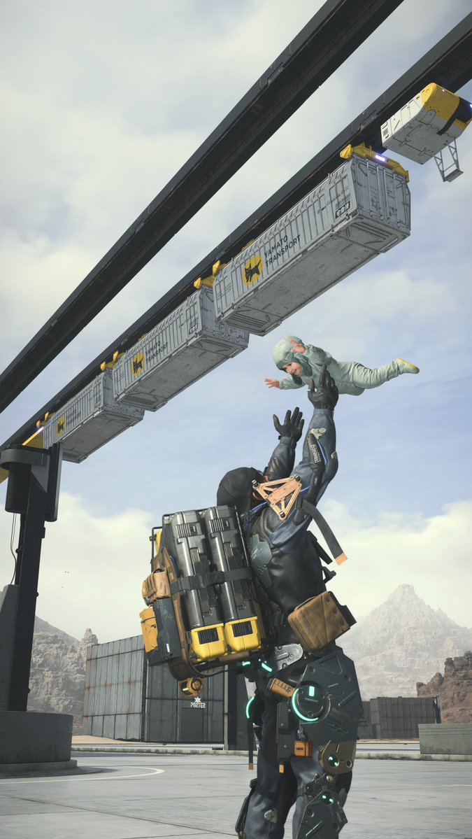 marka_game's tweet image. 笑顔を届けるヤマト運輸
#DeathStranding2 #DSPhotomodeCP_YAMATO