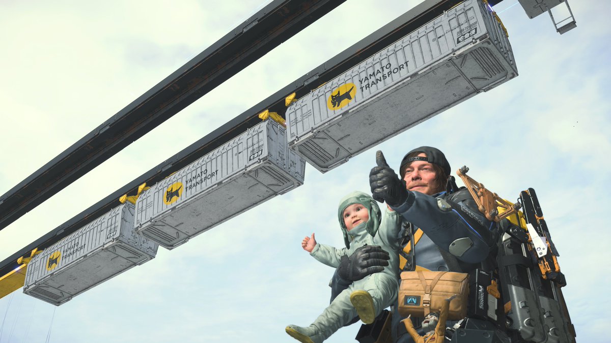 marka_game's tweet image. 笑顔を届けるヤマト運輸
#DeathStranding2 #DSPhotomodeCP_YAMATO