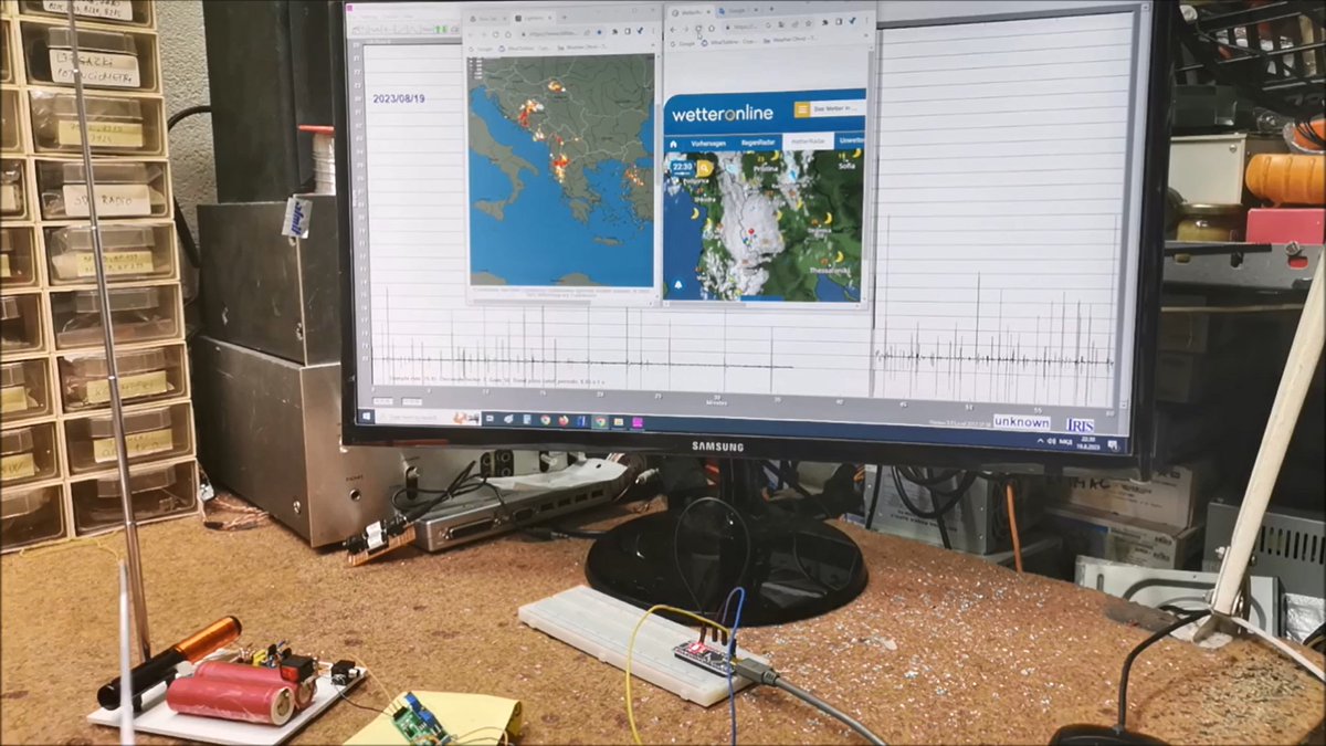 MakerIO's tweet image. Check out this project featuring a #DIY simple @Arduino 24/7 Lightning monitoring system! ⚡
Learn more: dky.bz/40tTvtb