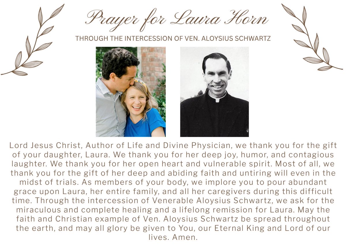HippieReligious's tweet image. Please please storm heaven with prayers for Laura Horn who was just diagnosed with brain cancer. Pray. Jesus we trust in You.