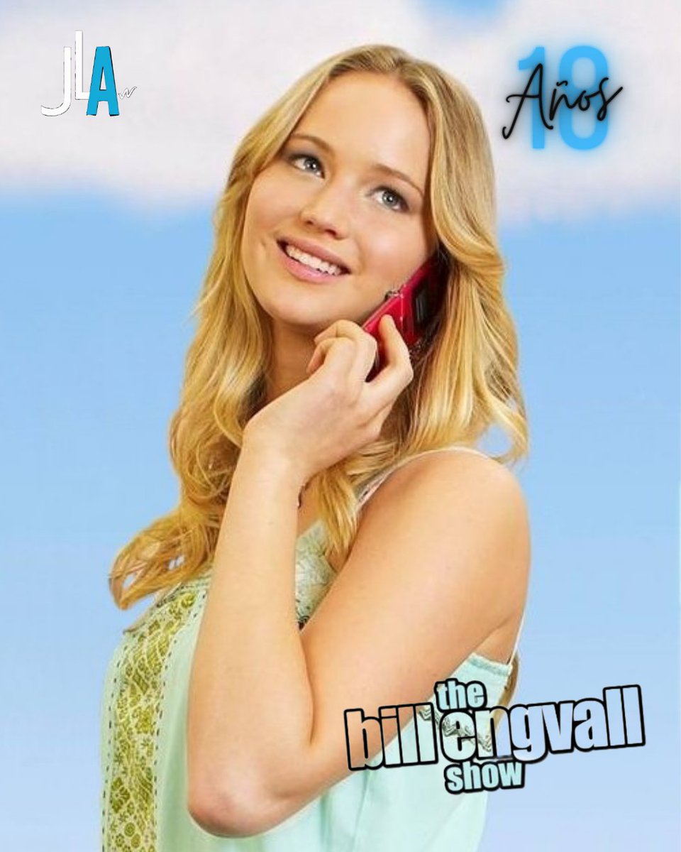 THE BILL ENGVALL show cumple 18 años. 
Jennifer Lawrence interpreto a la hija mayor de la familia, Lauren Pearson, en su debut televisivo de comedia. La rom com duro 3 temporadas 🎭 

💭 Se emitio entre 2007 y 2009