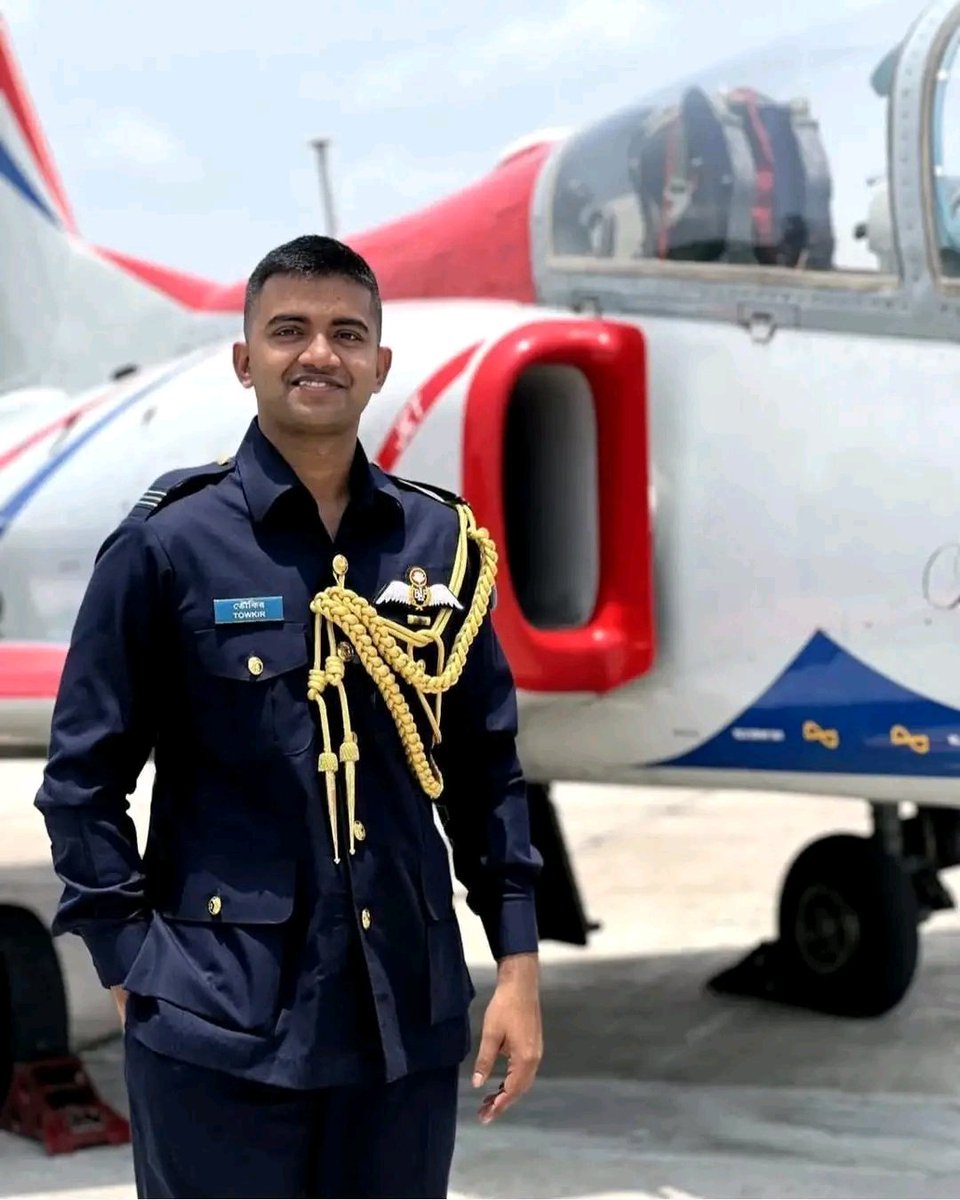 DefenseDtb's tweet image. Rest in peace... Flight Lieutenant Tawkir of Bangladesh Air Force who embraced martyrdom in today’s FT-7 crash.