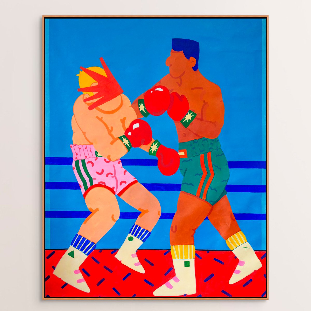 narcisojuse's tweet image. The Knockout on @SuperRare is available now
Physical + NFT for 0.25 ETH
"The feet move with an unimaginable lightness for what looks like two bulls in combat."