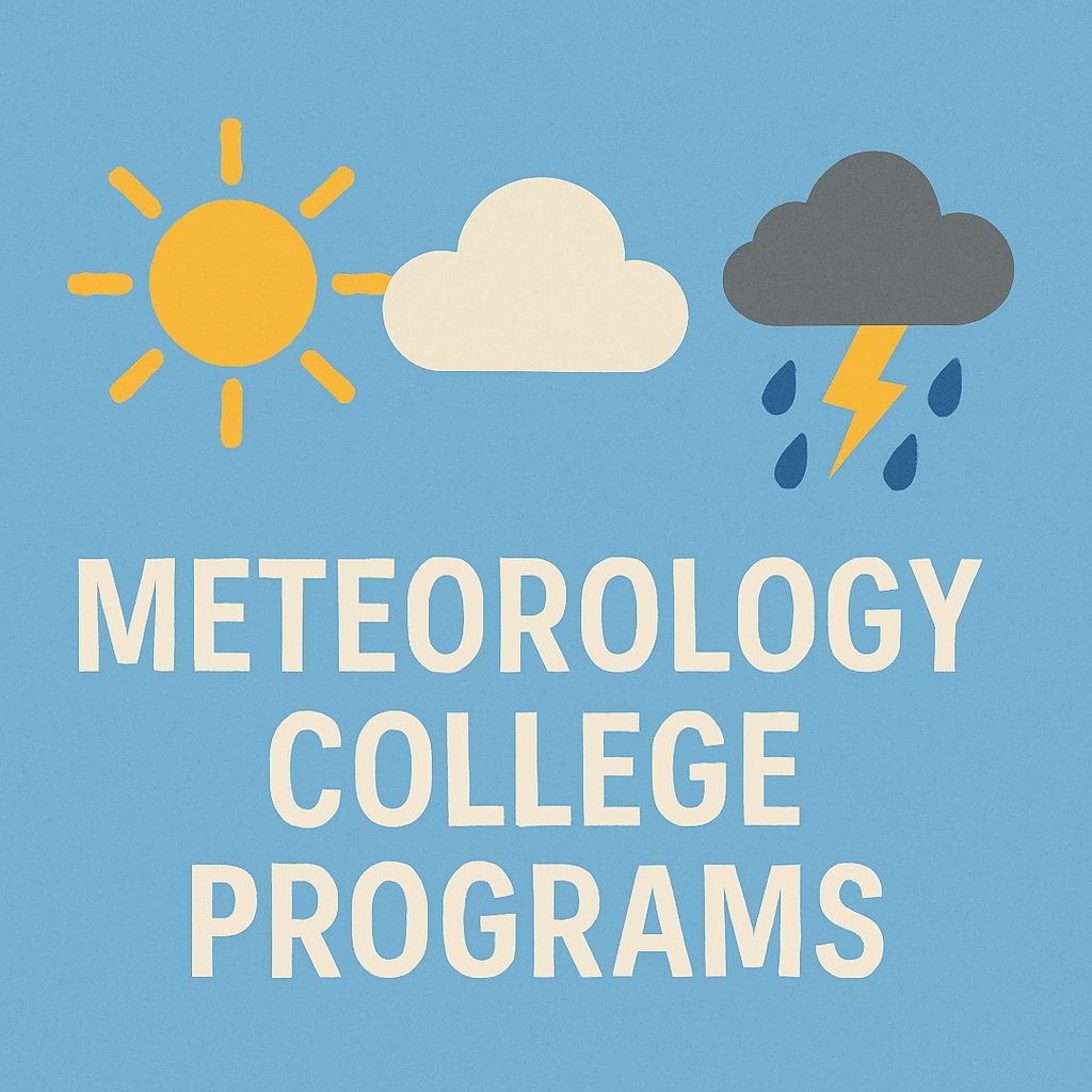 AMSeducation's tweet image. High school teachers, do you have students curious about meteorology as a career? @ametsoc just released an updated list of atmospheric science programs.
Check it out and share with your students here: bit.ly/46OM8BG
#hsteachers #meteorology #atmosphericscience