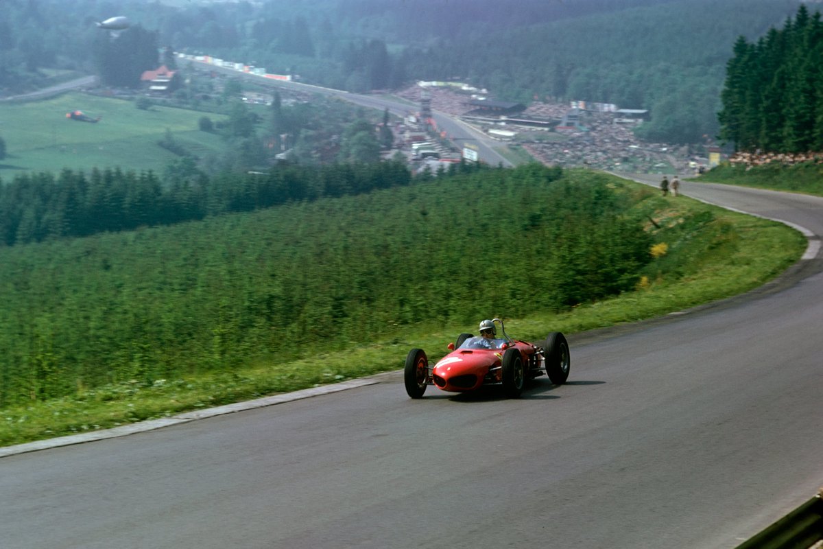 F1's tweet image. Steeped in history between the trees of the Ardennes 🌳🇧🇪
This is Spa-Francorchamps 🤩
#F1 #BelgianGP