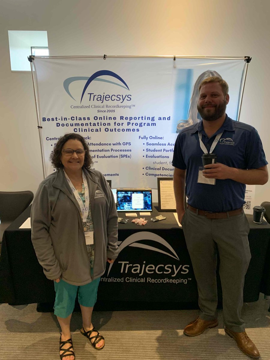 🎉 Congratulations to our 2025 CAAHEP Accreditation Workshop Trajecsys Jacket Winners! 🎉Khalid Hawwary, Program Director at Central Arizona, and Michelle Walden, Dean of Allied Health at Fayetteville Technical Community College.

#TeamTrajecsys #CAAHEP2025 #AlliedHealth