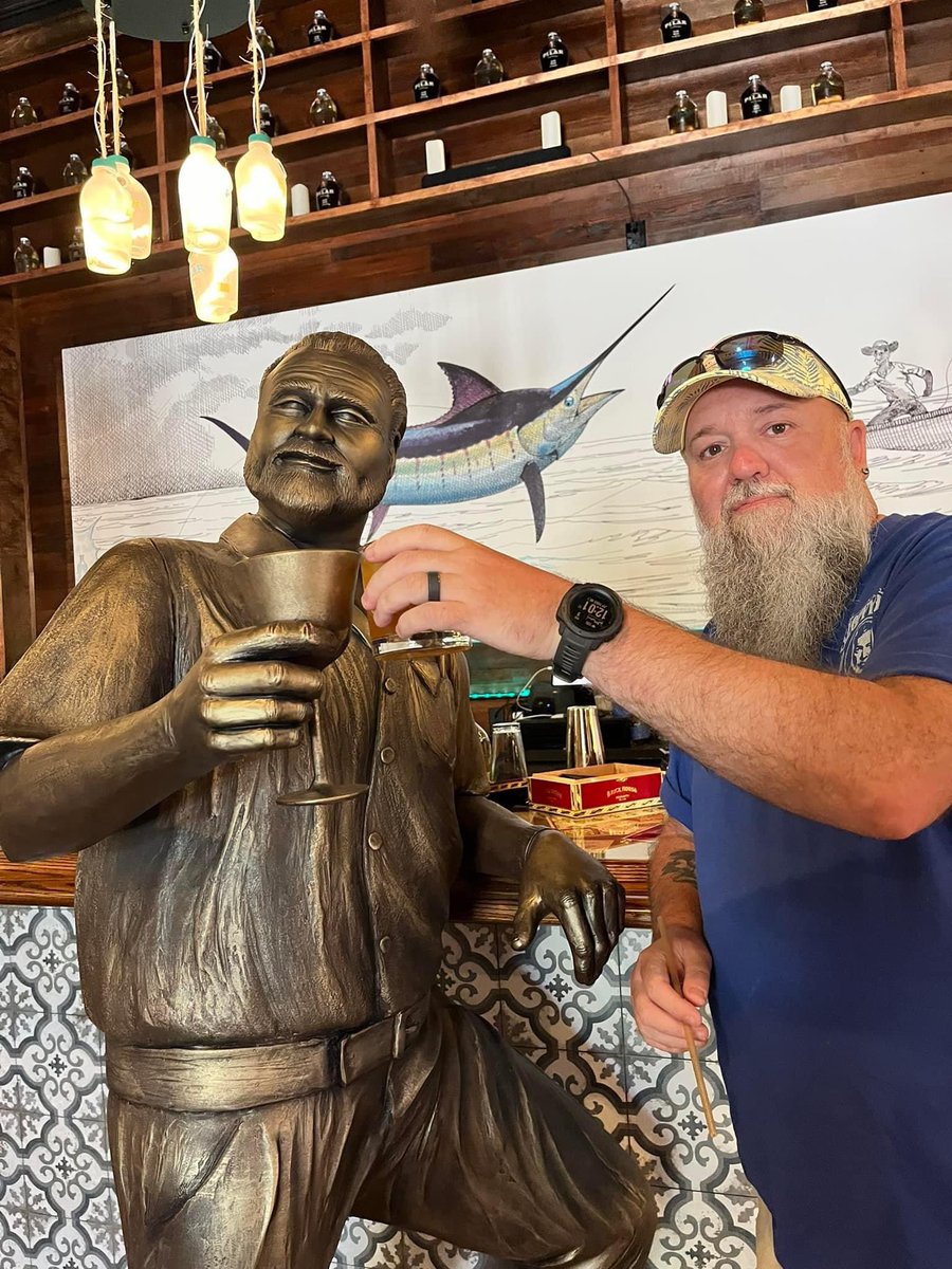 SpicyMcCall44's tweet image. Happy Birthday to a troubled man but a literary genius. Ernest Hemingway was born on this date in 1899.