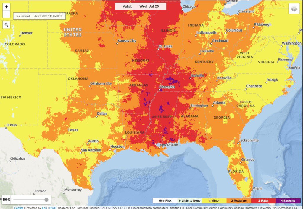 TheEyewallWx's tweet image. Today we take a quick look at some tropical disturbances that should be of minimal consequence, flooding in Illinois and Missouri, and the heat wave that’s underway.
More: open.substack.com/pub/theeyewall…