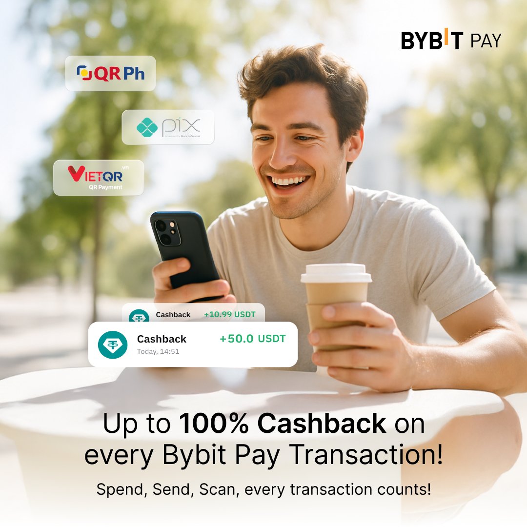 BybitAlpha's tweet image. 🤩 Ready to experience the full power of Bybit Pay and earn big?
⬆️ Level up now: i.bybit.com/1abYSv9U
#Bybit #CryptoArk