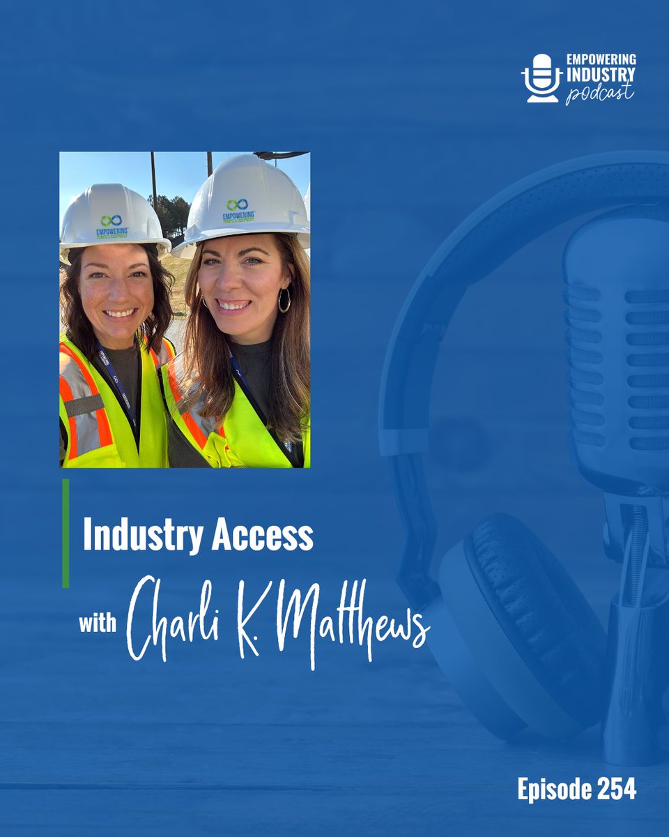 Empowering Pumps & Equipment (@empoweringpumps) on Twitter photo This Week on the Empowering Industry Podcast, we’re flipping the script! Bekah Mechtensimer, Chief Marketing Officer, steps in as host to interview <a href="/CharliKMatthews/">Charli K. Matthews</a> about her new video series, Industry Access with Charli K. Matthews.
empoweringpumps.com/podcast/indust…
Charli shares her This Week on the Empowering Industry Podcast, we’re flipping the script! Bekah Mechtensimer, Chief Marketing Officer, steps in as host to interview <a href="/CharliKMatthews/">Charli K. Matthews</a> about her new video series, Industry Access with Charli K. Matthews.
empoweringpumps.com/podcast/indust…
Charli shares her