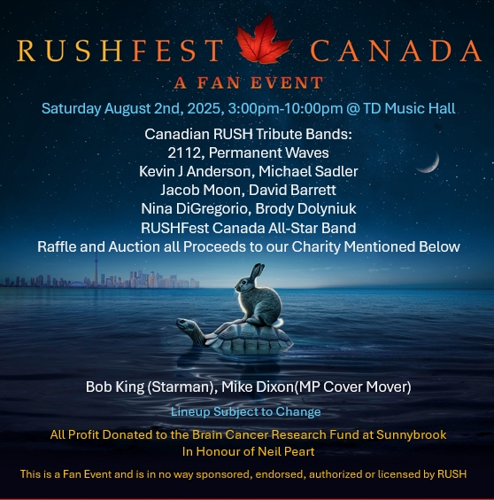 TheKJA's tweet image. Can't wait! I'll be up in Toronto in two weekends as a guest at Rushfest, along with Hugh Syme, Terry Brown, and special new addition, the great Michael Sadler (SAGA).