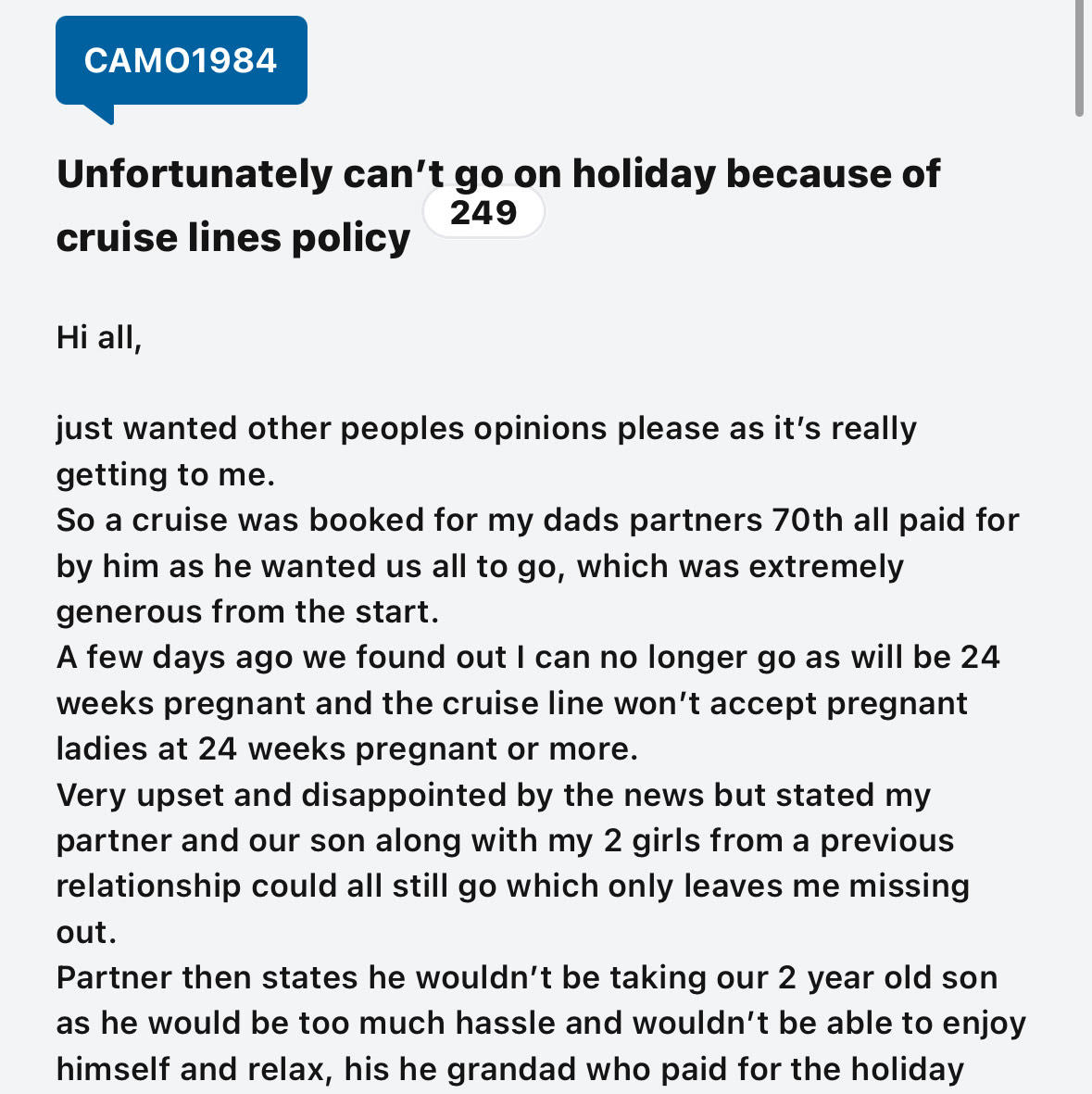MumsnetTowers's tweet image. &apos;Am I being unreasonable to kick up a fuss about this?&apos;

Read the thread: mumsnet.com/talk/parenting…
