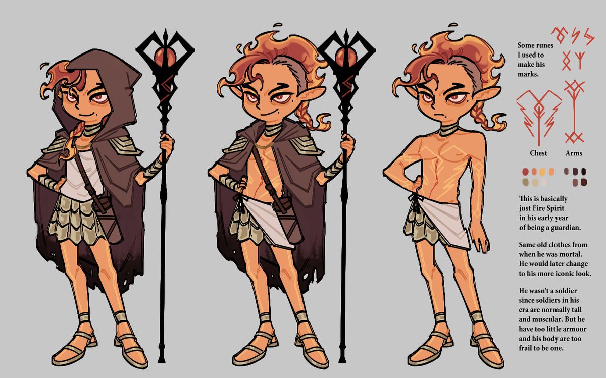 M0oon1e's tweet image. I was just trying to see what he would look like with a braid and a hood on, but it spiral into this馃憖馃挦
#firespiritcookie