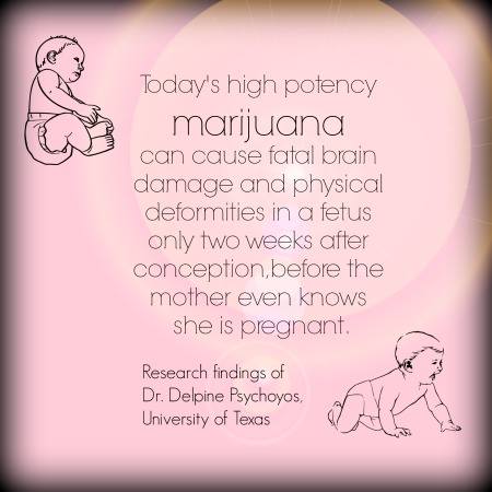 Research has found that today’s high potency #marijuana can cause fatal harm to a fetus. Let’s not normalize this drug and claim it’s harmless.