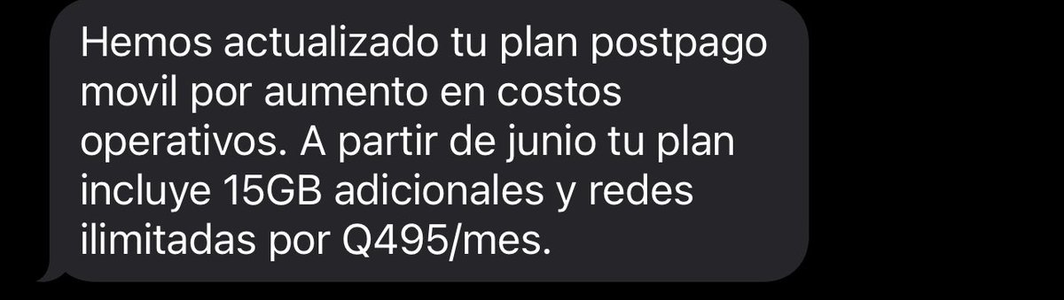 Marcos Cahuex (@marcoscahuex___) on Twitter photo Porque <a href="/claroguatemala/">Claro Guatemala</a> está actualizando los planes postpago y aumentar el costo sin autorización? Porque <a href="/claroguatemala/">Claro Guatemala</a> está actualizando los planes postpago y aumentar el costo sin autorización?