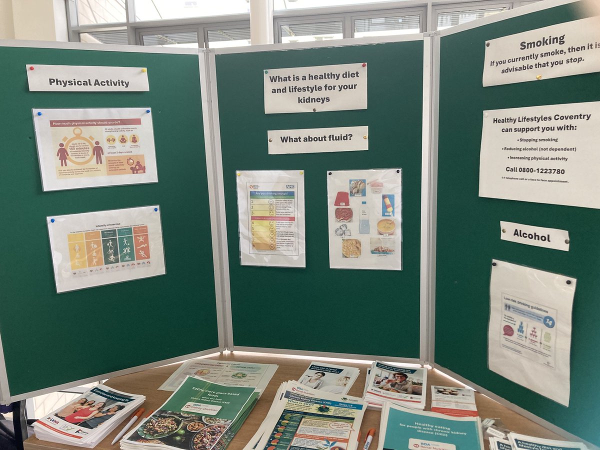 A brilliant CKD education evening led by renal nurse specialists, with support from our kidney dietitians, renal social worker &amp; kidney care charities. It was great to meet patients &amp; families, share advice &amp; signpost helpful resources.  #CKD #KidneyHealth #KidneyHealth #CKD