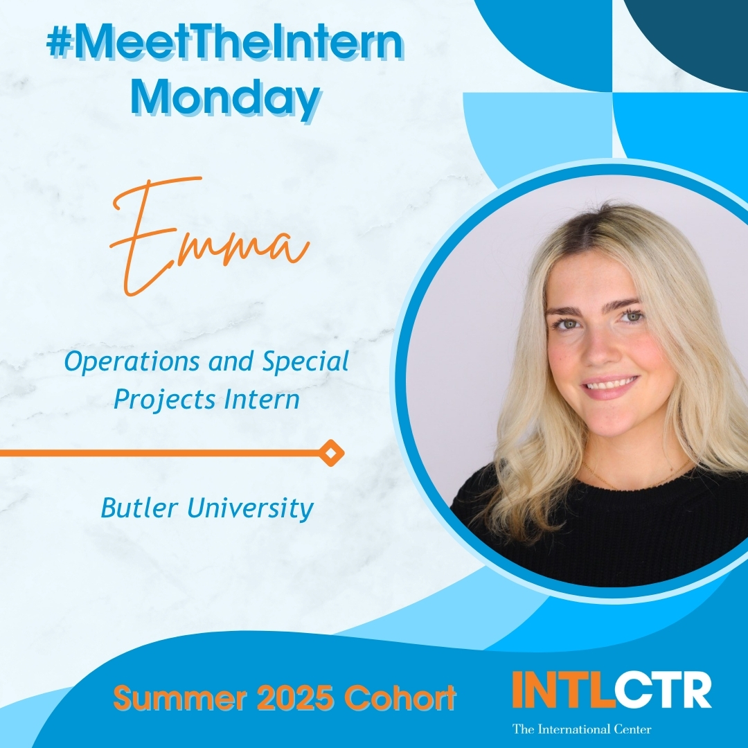 INTLCTR's tweet image. Next up on this #MeetTheInternMonday, please join us in welcoming Emma Smith! She is a rising senior @butleru!
Click to read about why she chose The #INTLCTR and her bucket list travel destination!