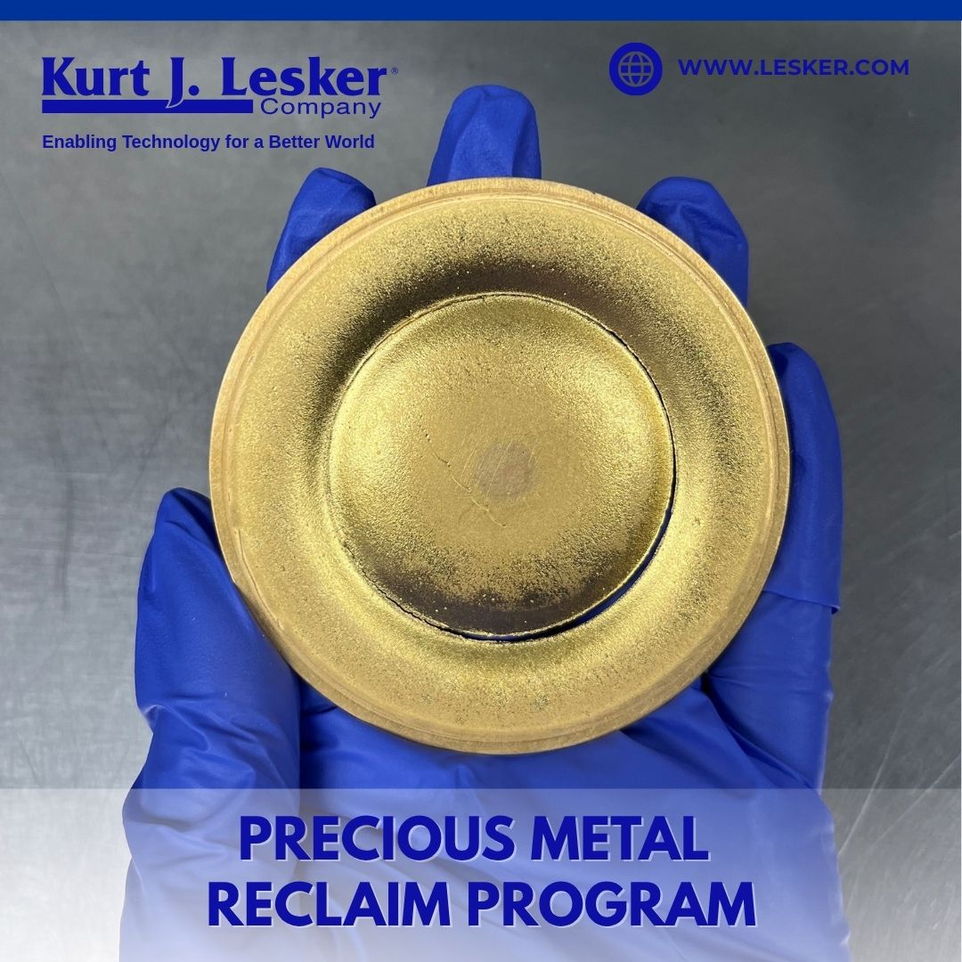 KJLC now accepts chamber scrapings and offers shield cleaning as part of our Precious Metal Reclaim Program. Return spent targets and scrap for credit toward your next purchase. We also support Ge and Ta. Start today: lesker.com/newweb/deposit…
#ReclaimProgram #SputteringTargets