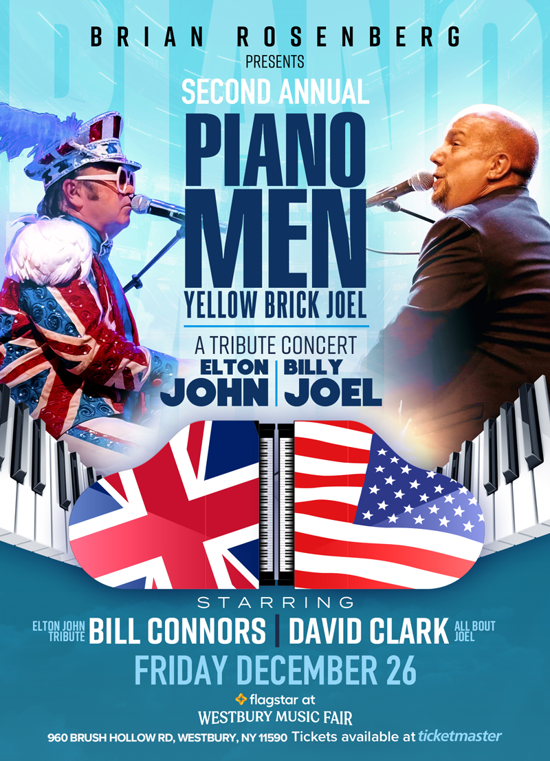 #Announced 🎹 Brian Rosenberg Presents - Piano Men Yellow Brick Joel - December 26 
🎙️ Presale begins on Wednesday at 10AM (code: LIGHTS)
🎙️ Tickets go on sale to the General Public on Friday at 10AM!
🎫 bit.ly/4nPEzki
