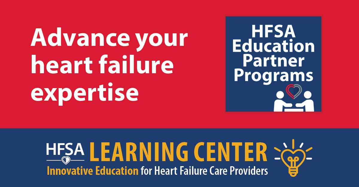 HFSA's tweet image. Advance your heart failure expertise with Education Partner Programs—brought to you by leading medical education companies and approved by HFSA.
✔️ Expert-led
✔️ Clinically relevant
✔️ HFSA-reviewed
Start learning: learningcenter.hfsa.org/Public/Catalog…