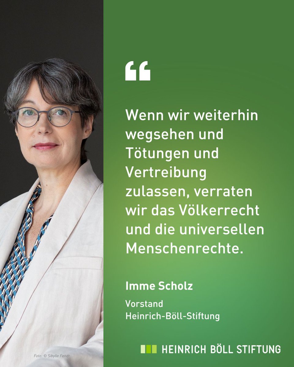 BoellStiftung's tweet image. 🇩🇪 ist dem Existenzrecht des Staates 🇮🇱 verpflichtet, doch auch die Einhaltung des Völkerrechts gehört zu 🇩🇪's Verpflichtungen. Expert*innen meinen: bei 🇮🇱's Vorgehen in Gaza handelt es sich mind. um Kriegsverbrechen. 🇩🇪 & 🇪🇺 dürfen nicht weiter wegsehen.
sohub.io/5zh7