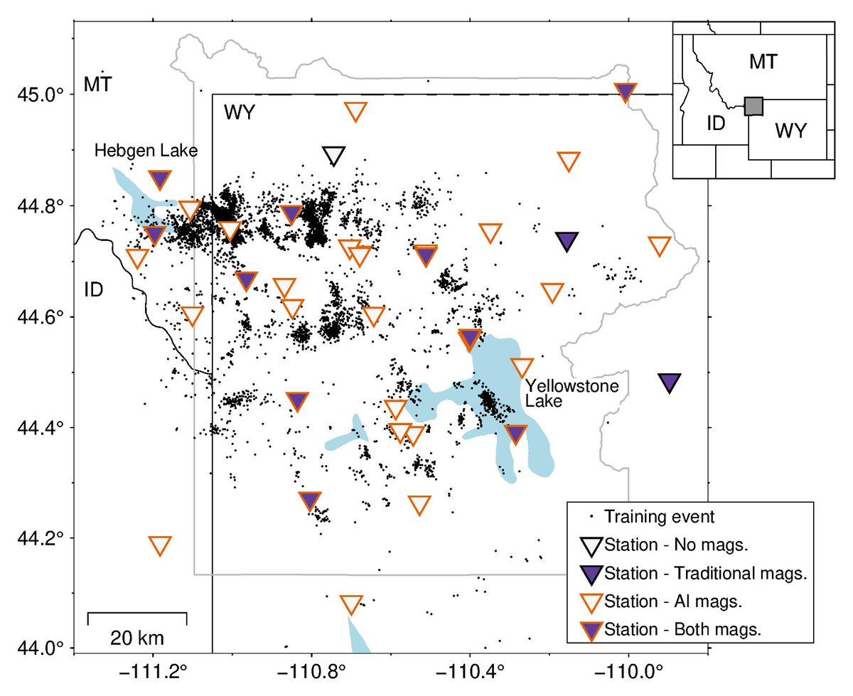 USGSVolcanoes's tweet image. Calculating earthquake magnitudes can be a challenge in places like Yellowstone, where lots of small seismic events can happen in rapid succession, but maybe AI can help?
There's nothing artificial about today's #Yellowstone #CalderaChronicles!
ow.ly/5rjq50WoOzS