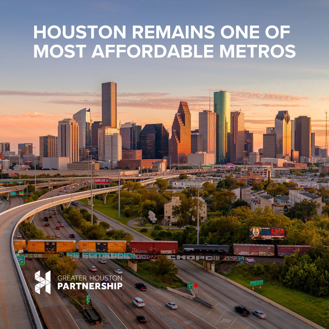 GHPartnership's tweet image. Houston continues to offer one of the most affordable lifestyles among major U.S. metros.
According to the latest Q2 C2ER data, overall living costs are 6.3% below the national urban average, with housing costs nearly 50% lower than the largest U.S. metros.
⭐View cost of…