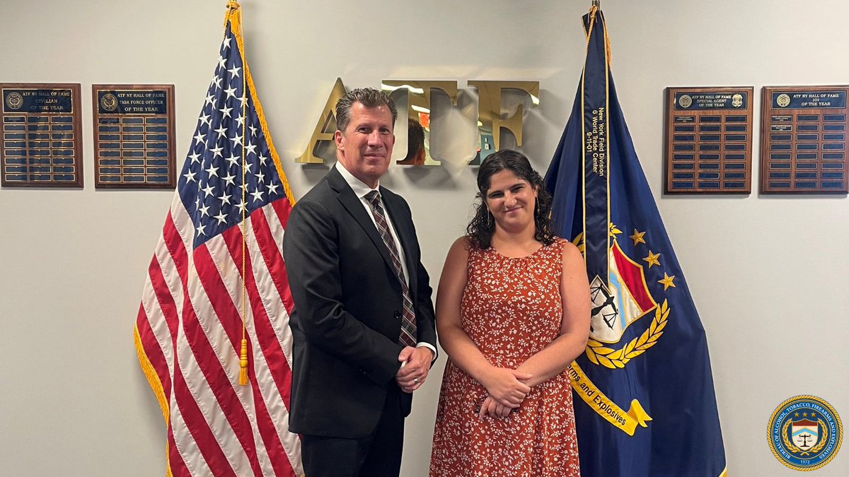 ATFHQ's tweet image. Last week, @ATFNewYork Special Agent in Charge Bryan Miller met with the Director of Public & Professional Programs at @Sept11Memorial to discuss the enduring impact of the 9/11 terrorist attacks on ATF’s mission and operational practices. More at atf.gov/our-history/re…. #ATF
