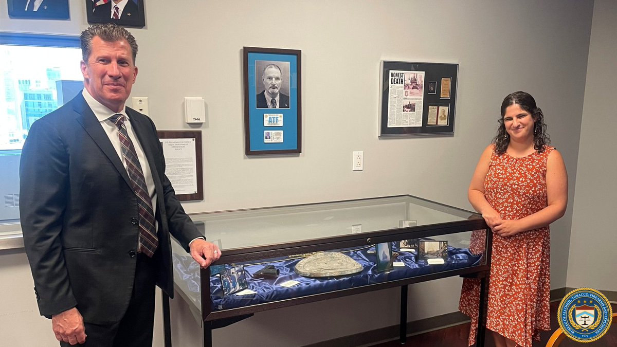 ATFHQ's tweet image. Last week, @ATFNewYork Special Agent in Charge Bryan Miller met with the Director of Public & Professional Programs at @Sept11Memorial to discuss the enduring impact of the 9/11 terrorist attacks on ATF’s mission and operational practices. More at atf.gov/our-history/re…. #ATF