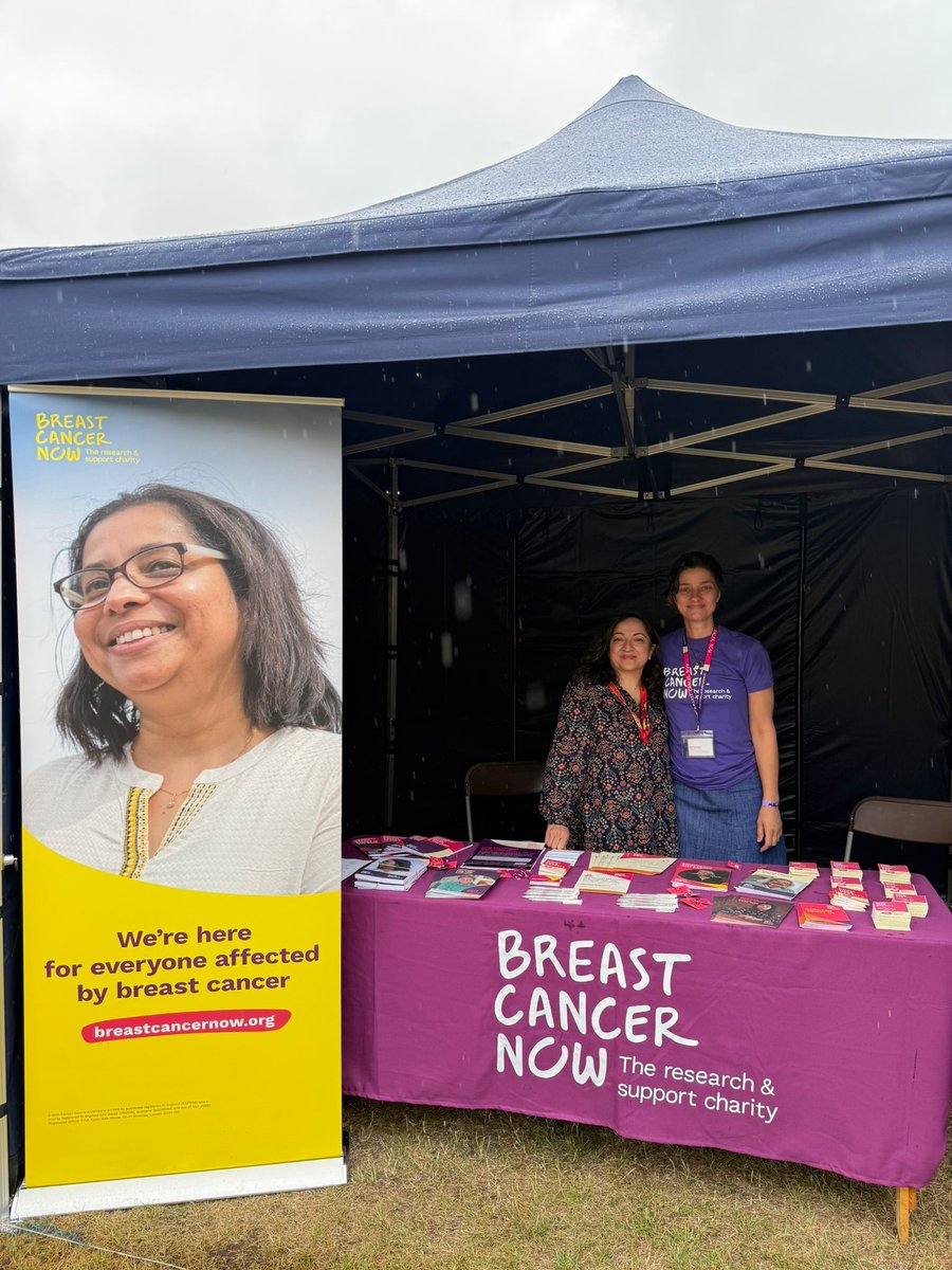 BreastCancerNow's tweet image. Thanks to our lovely volunteer, Almona, who took the time out to support our services team to reach and engage with diverse communities at the #BirminghamMela yesterday, despite the downpours!
Thanks to everyone who visited our stand too!