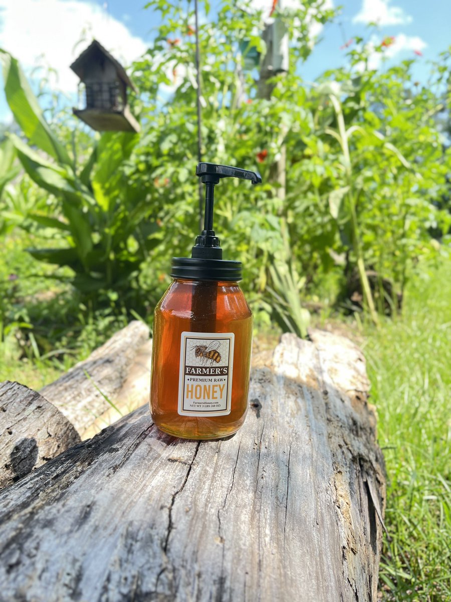 bowtiedfarmer's tweet image. No Mess Honey – $59 Shipped
This one’s moving fast.
3 lb glass, raw spring honey from my June pull.
Comes with the pump.
No spoons. No mess. Pump and go.
Ships UPS Ground.