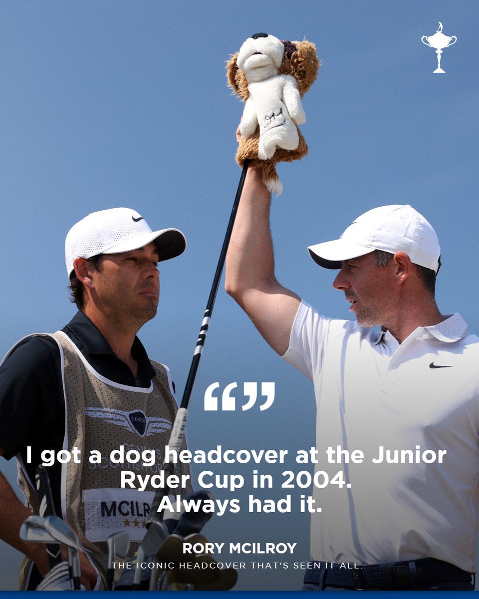 RyderCupEurope's tweet image. Lucky headcover? 馃槒
From Junior Ryder Cup to Grand Slam glory, it鈥檚 seen it all.