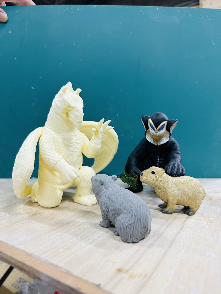 やっとここまでできたぁ〜😭
残りの作業も頑張らなくちゃ🥹

#ワンダーフェスティバル2025
＃ワンフェス
#W2025S #wt2025
#ウルトラ怪獣
#怪獣散歩
＃ウルトラマン #怪獣　#円谷プロ