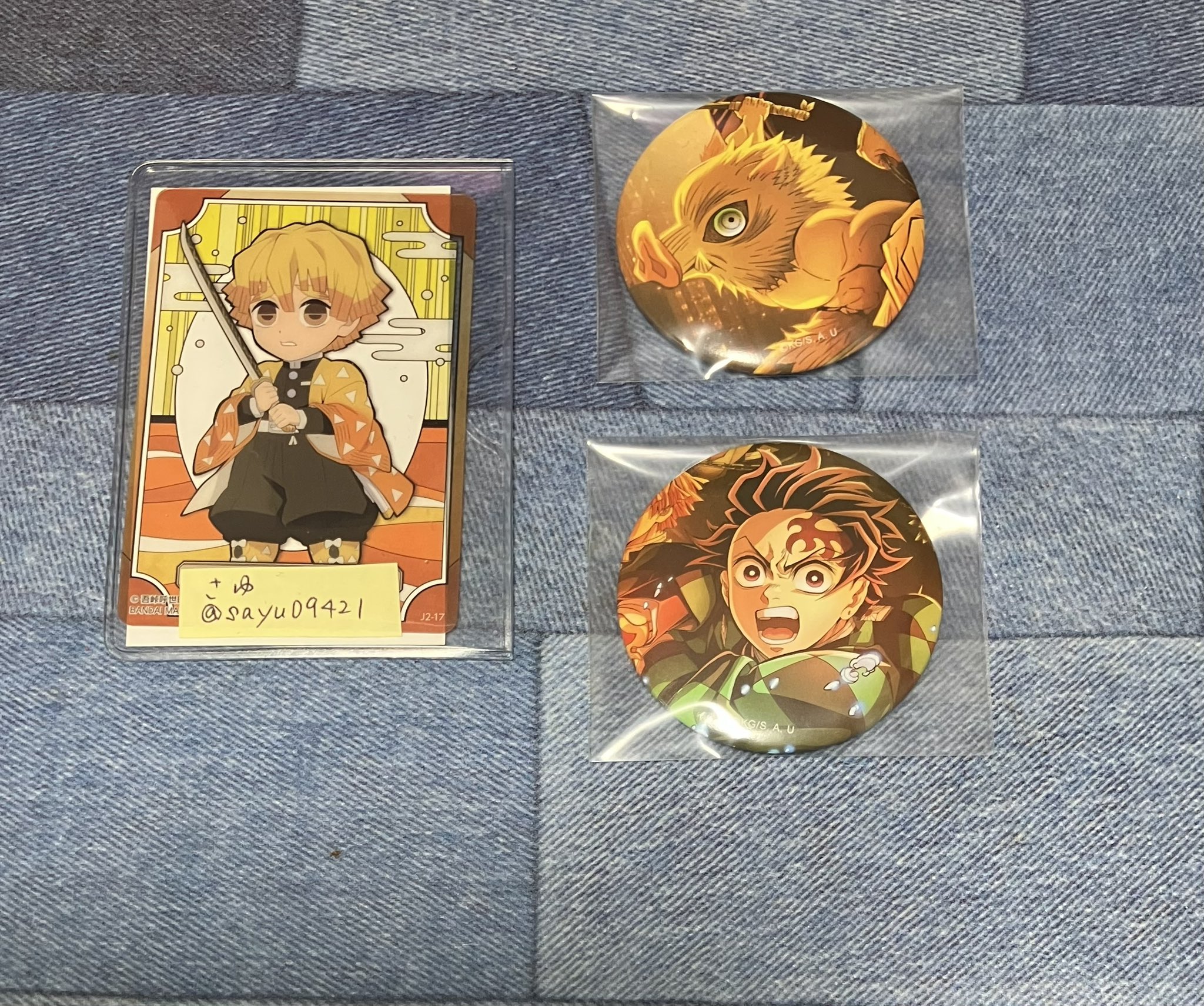 鬼滅の刃無限城編 キービジュアル缶バッジ 我妻善逸 劇場版 鬼滅の刃 無限城編 我妻善逸 キービジュアル缶バッジ