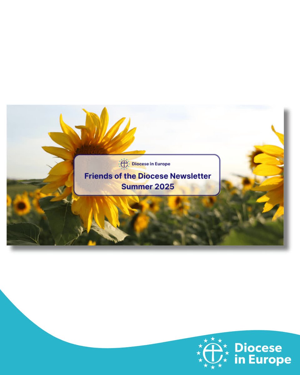 Read the Friends of the Diocese newsletter for Summer 2025, which includes:
Highlights of some of the brilliant work of the Friends
Information about a change in Chairman
Save the date for this year's reunion of 21st October
europe.anglican.org/news/latest-ne…