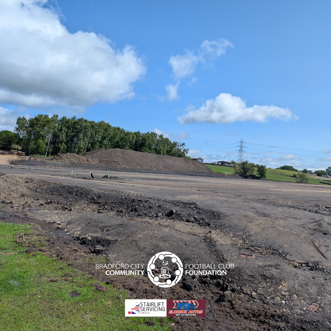 bcafc_cf's tweet image. Our #FootballandEducation programme has a new home 🏡
Next season, our students will train and play at the all-new East Bierley Community Sports Association (EBCSA) 4g development, which is under construction as we speak 👇
Stay tuned, we'll see you there 👋
#BCAFC