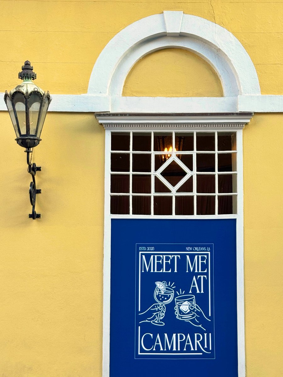 DavidMora's tweet image. Stoked for the @GruppoCampari activation at @LatrobesOnRoyal this week! 🍹💙⚜️

#MeetMeAtCampari #NewOrleans #TOTC2025