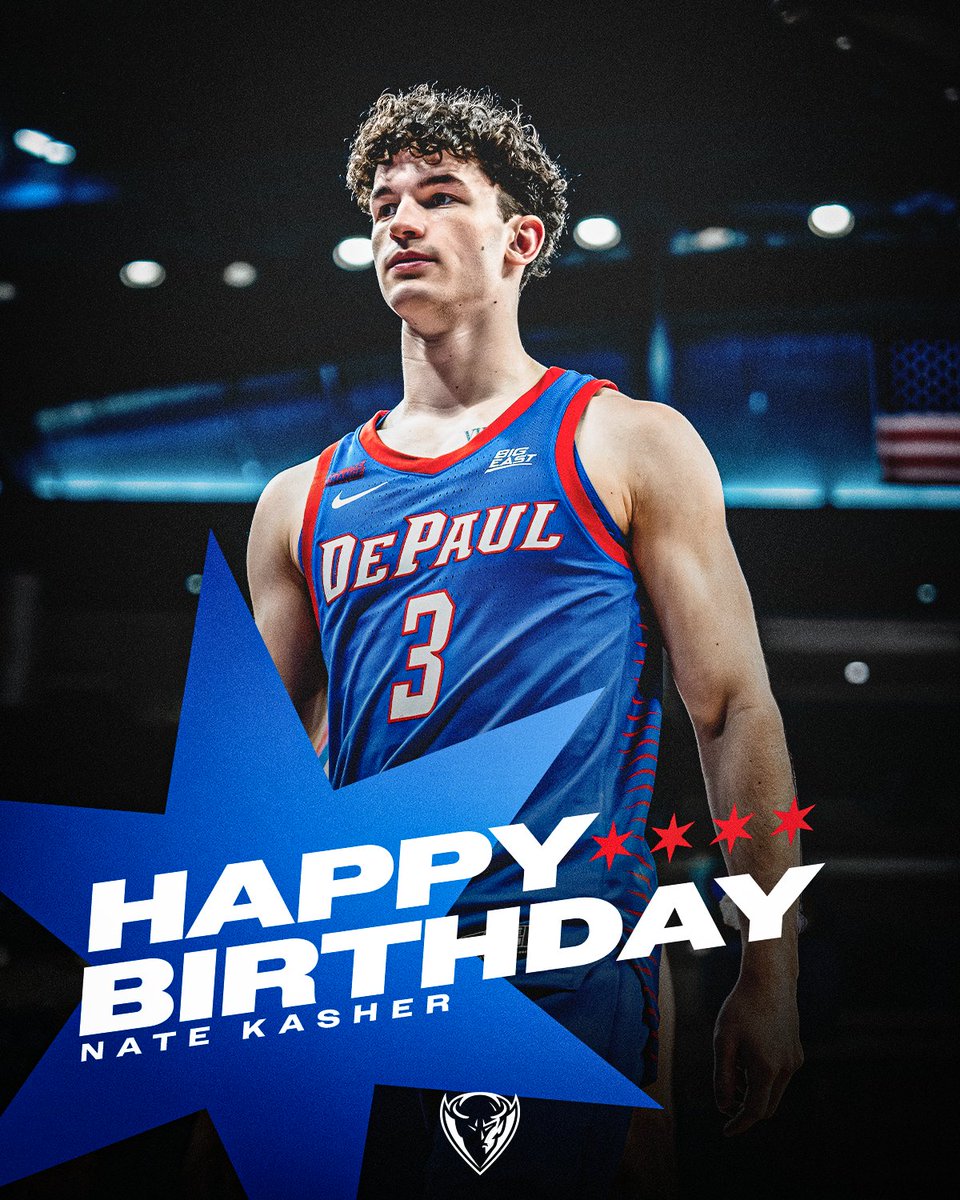 DePaulHoops's tweet image. Happy Birthday @natekasher!