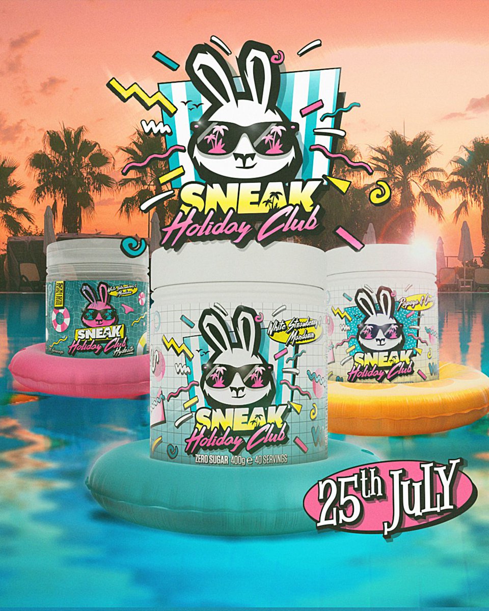 SNEAK HOLIDAY CLUB IS BACK! New island, new vibes, new flavours. Join us for a summer of non-stop partying... and we mean that. 

Check out sneakholidayclub.com for more details.