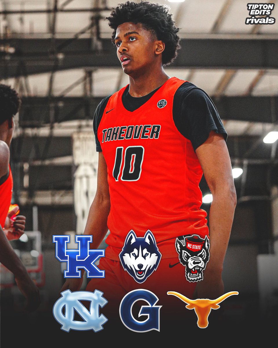 TiptonEdits's tweet image. 2026 Top-15 overall recruit Qayden Samuels updates his recruitment, discussing schools like Kentucky, UConn, NC State, North Carolina, Georgetown, and Texas: on3.com/rivals/news/qa…