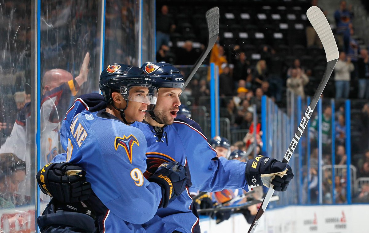 BR_OpenIce's tweet image. Following Blake Wheeler’s retirement, there are only two remaining active NHL players who were Atlanta Thrashers …
▪️Evander Kane
▪️Zach Bogosian