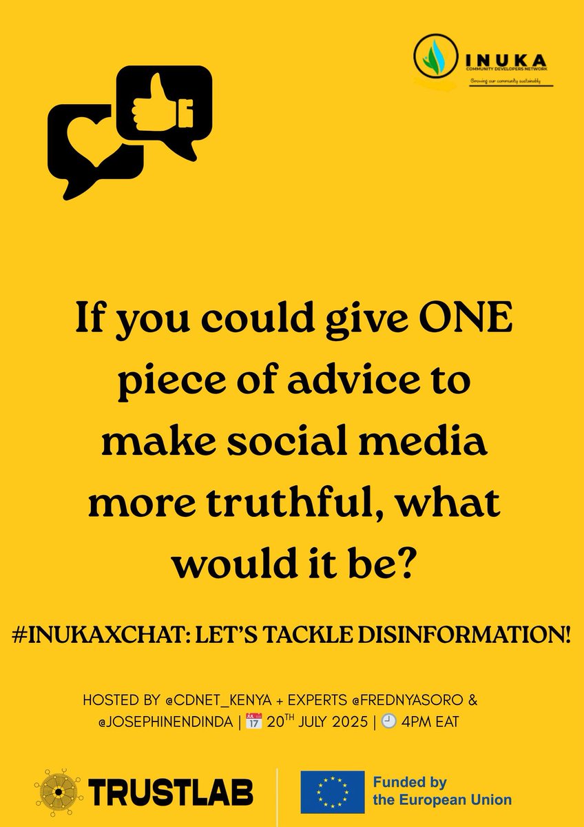 Always verify before you amplify — check the source, cross-check the facts, and think critically before sharing.
Truthful social media starts with responsible users.
