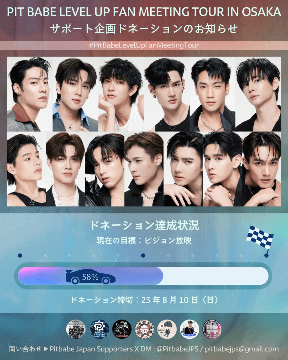 PitbabeJPS's tweet photo. ❤️達成状況のご報告2❤️
ドネーション開始から3週間、ビジョンを最終目標として現在約58%達成しております！
ありがとうございます♡

映像納期等の関係で、今週中に集まった金額で、諸々決断したいと思っています。
皆様何とぞご協力をよろしくお願いいたします！🙏

#PitbabeTheSeries2
#PITBABE2 https://t.co/LwtZCoHGV9