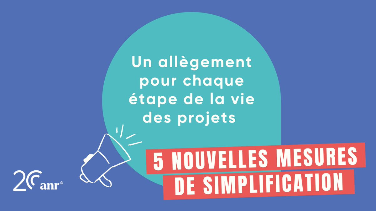 AgenceRecherche's tweet image. 📢 #Simplification : l’ANR annonce 5 nouvelles mesures pour alléger les démarches de ses bénéficiaires et publics utilisateurs, et optimiser chaque étape de la vie des projets.
En savoir plus sur les mesures déployées par l’ANR ➡ anr.fr/fr/actualites-…