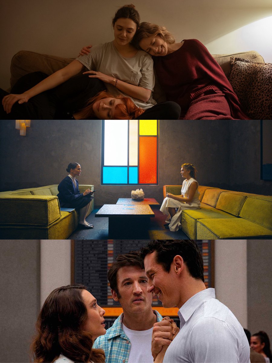 wandasolsen's tweet image. All 3 of Elizabeth Olsen’s latest films received a world premiere at #TIFF50 consecutively:
• His Three Daughters (2023)
• The Assessment (2024)
• Eternity (2025)