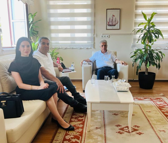 Kuşadası Kaymakamı İbrahim Keklik’e Ziyaret