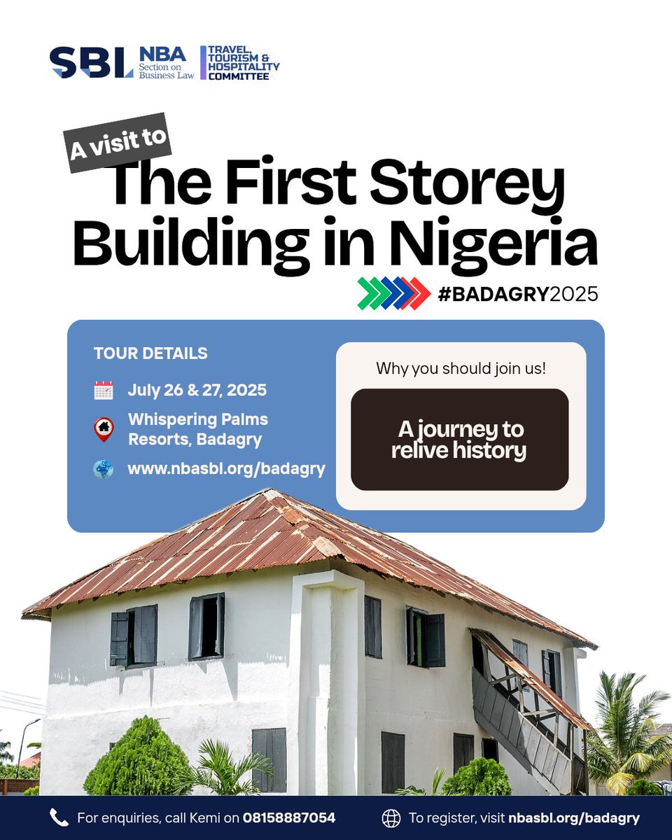 nbasblofficial's tweet image. Another reason why you should join us in the Badagry 2025 Tour!
Did you know that the First Storey Building in Nigeria was erected by Reverend Henry Townsend of the Church Missionary Society (CMS) and was occupied by Samuel Ajayi Crowther, the first African C.M.S Bishop when he…