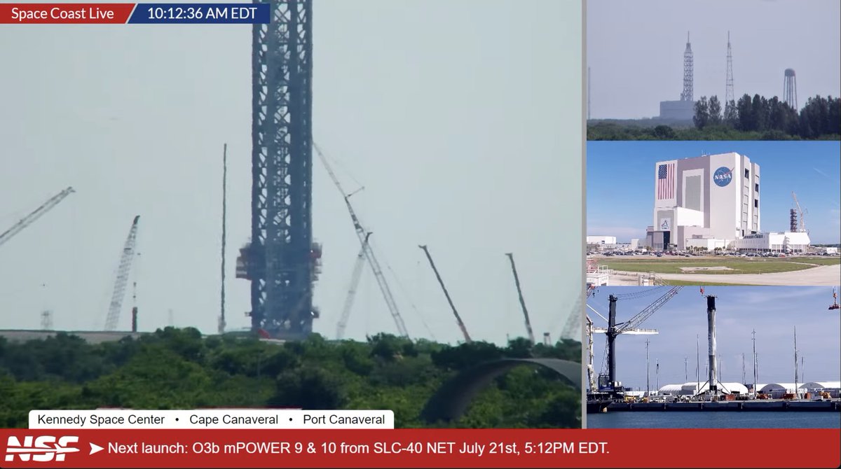 Rough Riders Show (@roughridersshow) on Twitter photo How many Cranes does LC-39A need? Answer is: Yes. <a href="/NASASpaceflight/">NSF - NASASpaceflight.com</a> nsf.live/spacecoast How many Cranes does LC-39A need? Answer is: Yes. <a href="/NASASpaceflight/">NSF - NASASpaceflight.com</a> nsf.live/spacecoast