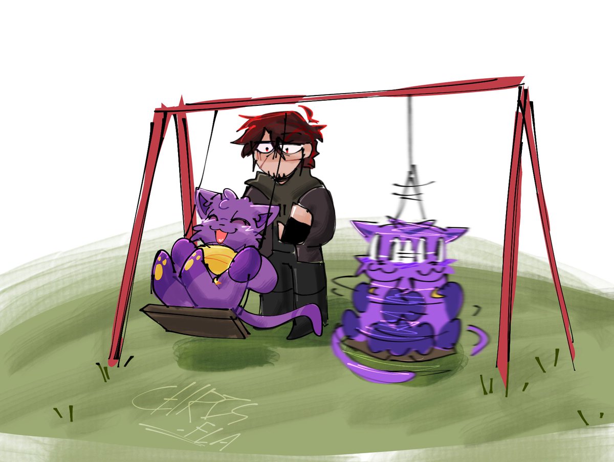 Chr1sFLA's tweet image. Swing! ! ! ! !
Neoma --&amp;gt; @caramlfnnn 
MoonWalker --&amp;gt; @TheReal_Orian52 

#PoppyPlaytime #PoppyPlaytimeAU #PoppyPlaytimeOC #SmilingCritters #SmilingCrittersAU #LupineFieldSC #Catnap #FracturedFreedomAU