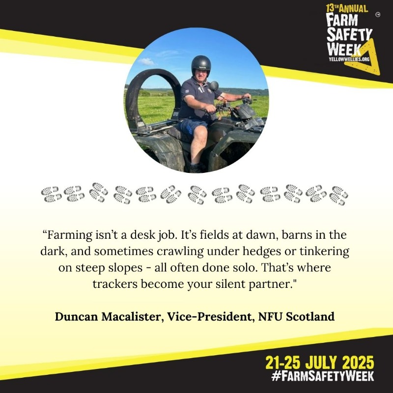 Farm Safety Foundation (@yellowwelliesuk) on Twitter photo Our ATV focus continues with a chat to <a href="/NFUStweets/">NFU Scotland</a> VP Duncan Macalister who tells us all about how he keeps workers safe on his farm using ATV trackers
bit.ly/4luZ6sQ 💛
#FarmSafetyWeek Our ATV focus continues with a chat to <a href="/NFUStweets/">NFU Scotland</a> VP Duncan Macalister who tells us all about how he keeps workers safe on his farm using ATV trackers
bit.ly/4luZ6sQ 💛
#FarmSafetyWeek
